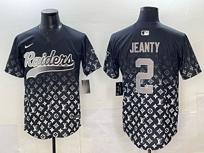Men 2025 Nike Oakland Raiders #2 Jeanty Black Limited NFL Jersey style 002->oakland raiders->NFL Jersey
